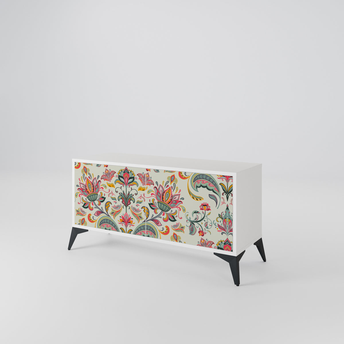 ORGANIC FOLKLORE Kompaktní dvoudveřový TV stolek