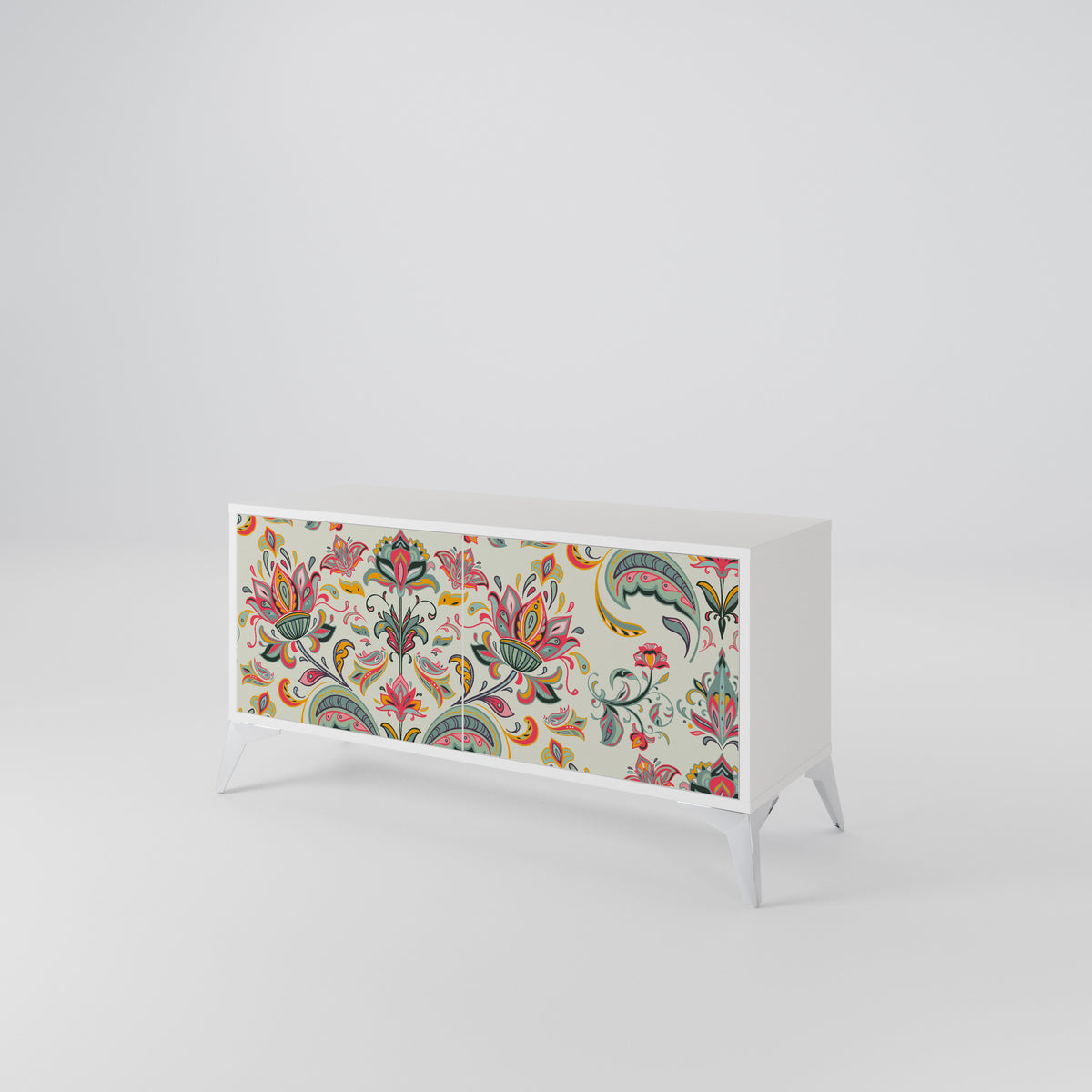 ORGANIC FOLKLORE Kompaktní dvoudveřový TV stolek