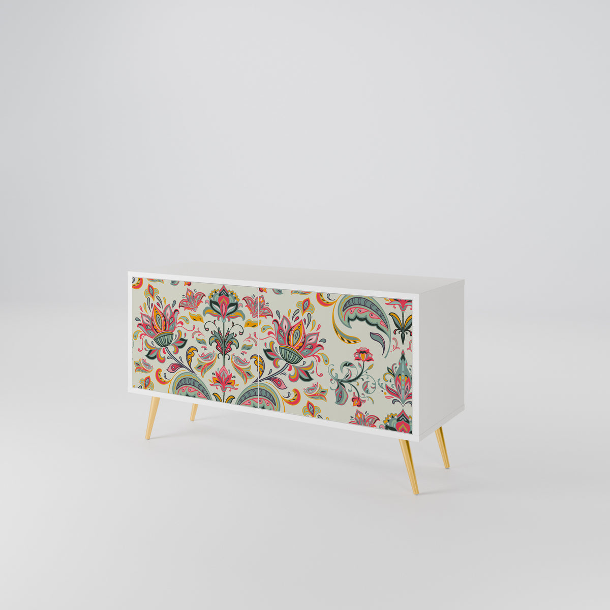 ORGANIC FOLKLORE Kompaktní dvoudveřový TV stolek