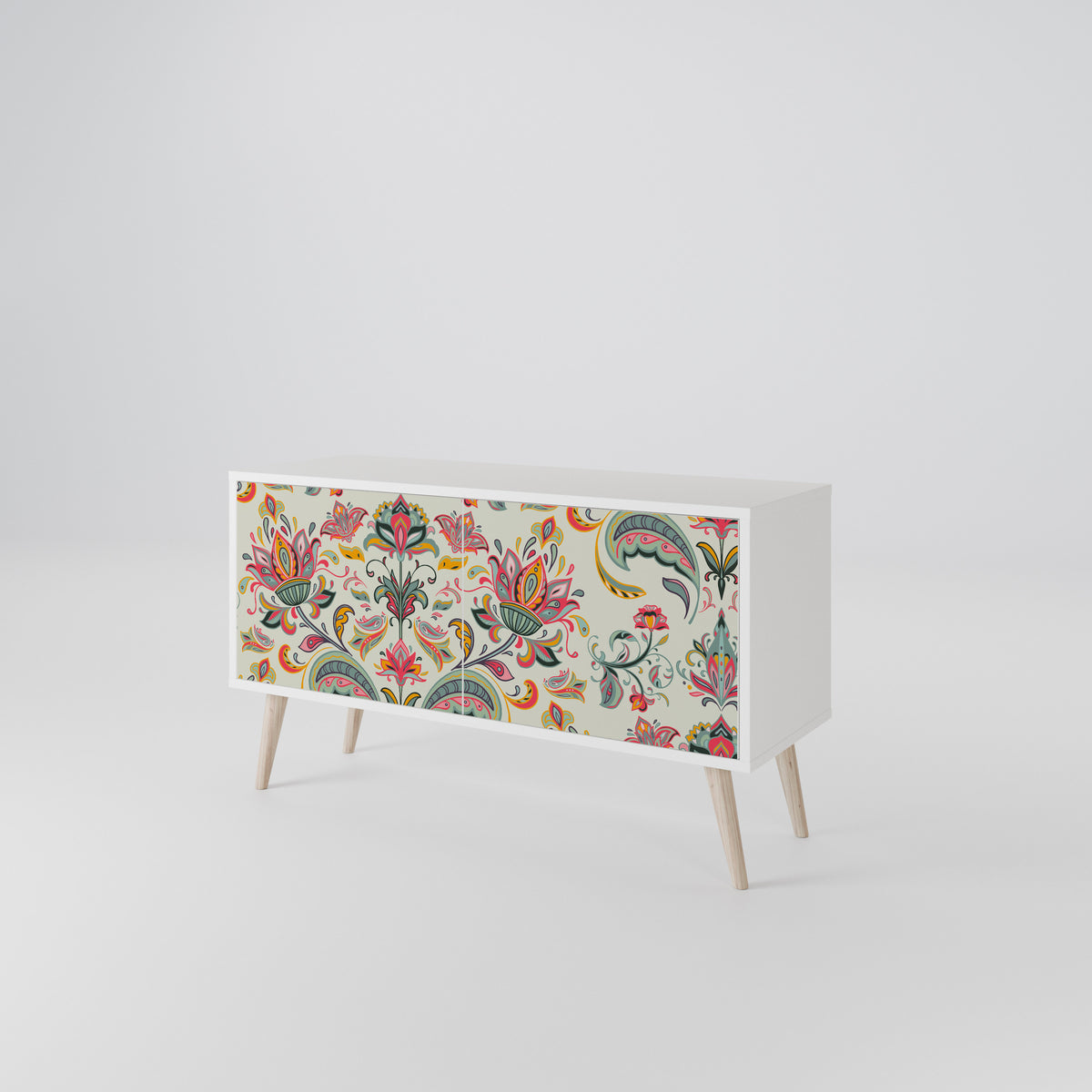 ORGANIC FOLKLORE Kompaktní dvoudveřový TV stolek