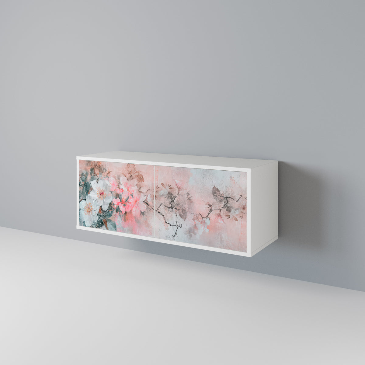 CHERRY BLOSSOM Kompaktní dvoudveřový TV stolek