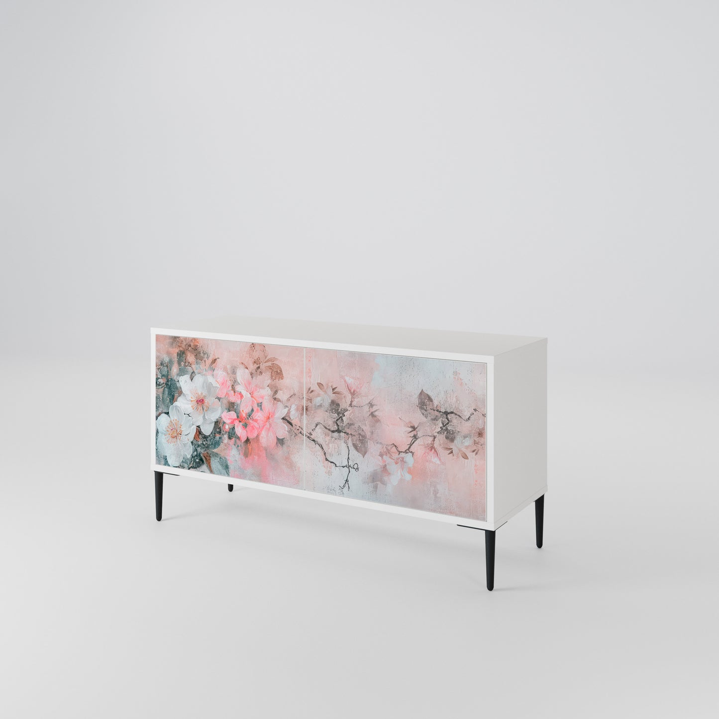 CHERRY BLOSSOM Kompaktní dvoudveřový TV stolek