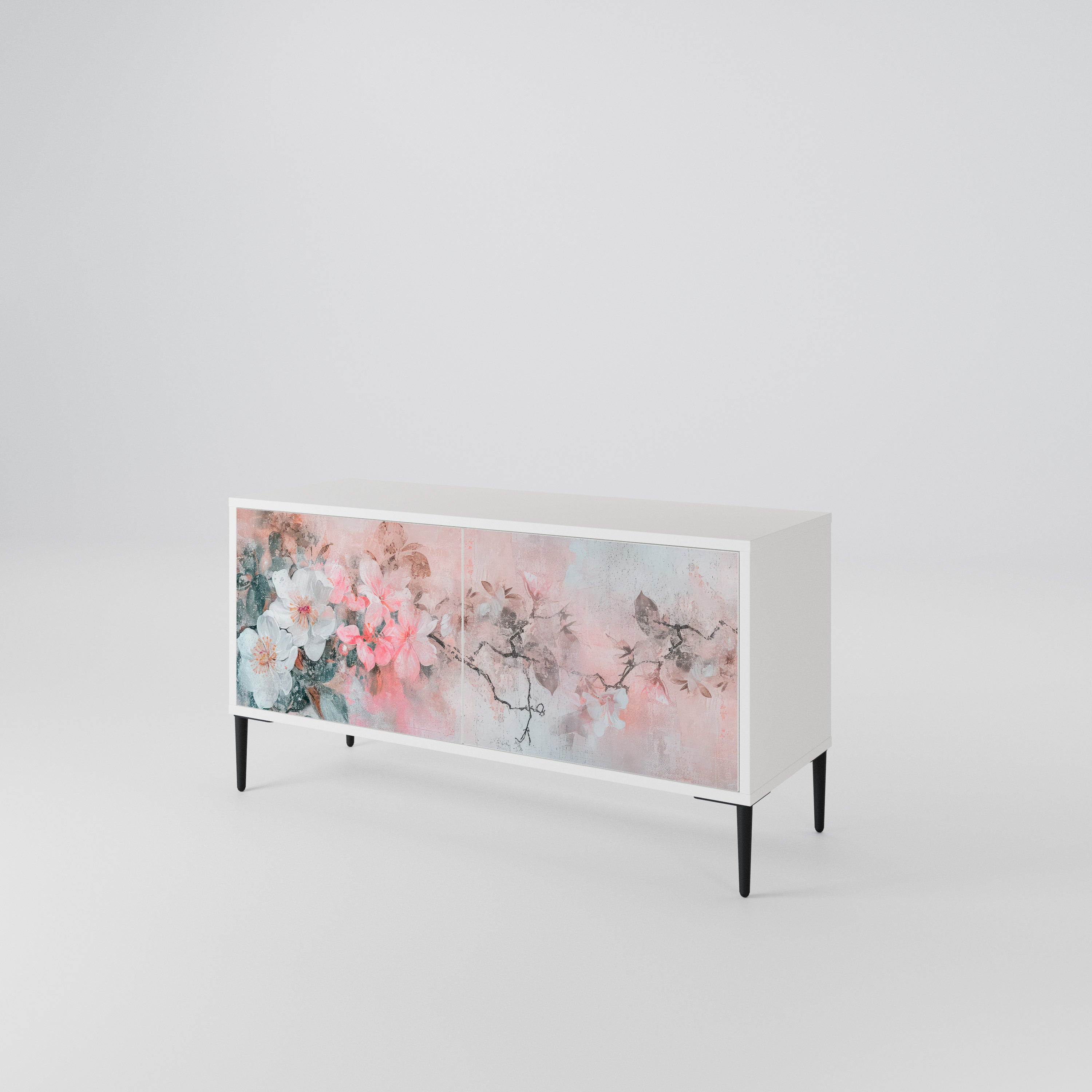 CHERRY BLOSSOM Kompaktní dvoudveřový TV stolek