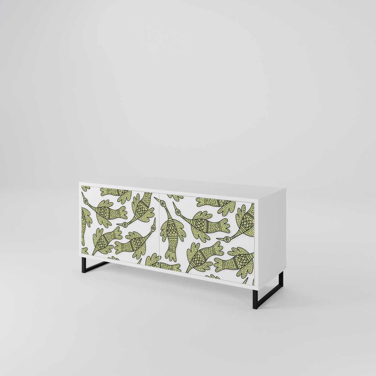 SEEDLING SONGBIRD Kompaktní dvoudveřový TV stolek