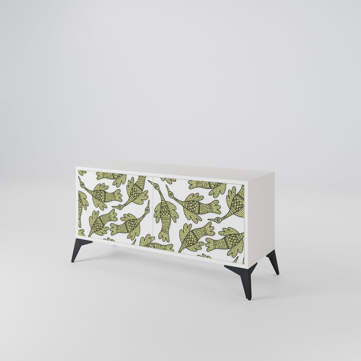 SEEDLING SONGBIRD Kompaktní dvoudveřový TV stolek