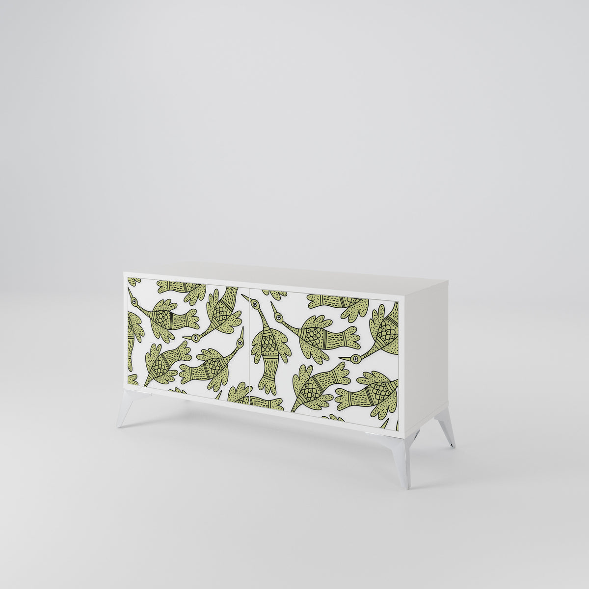 SEEDLING SONGBIRD Kompaktní dvoudveřový TV stolek