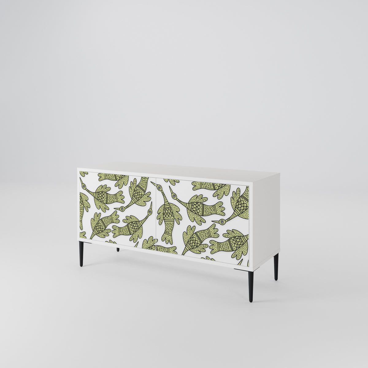 SEEDLING SONGBIRD Kompaktní dvoudveřový TV stolek