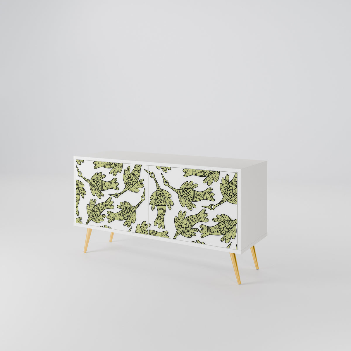 SEEDLING SONGBIRD Kompaktní dvoudveřový TV stolek