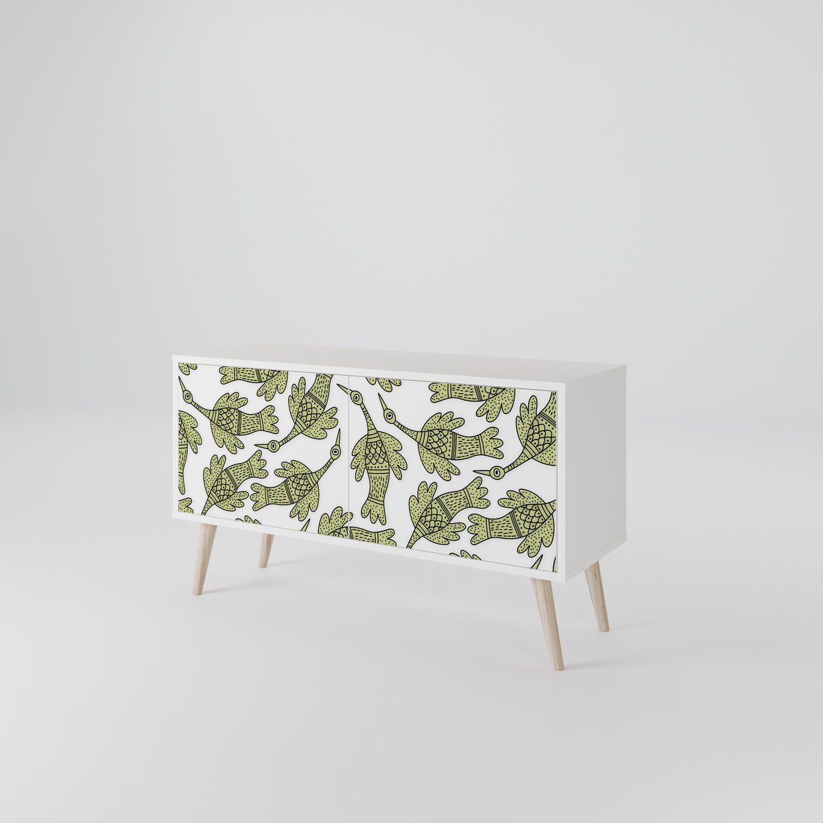 SEEDLING SONGBIRD Kompaktní dvoudveřový TV stolek