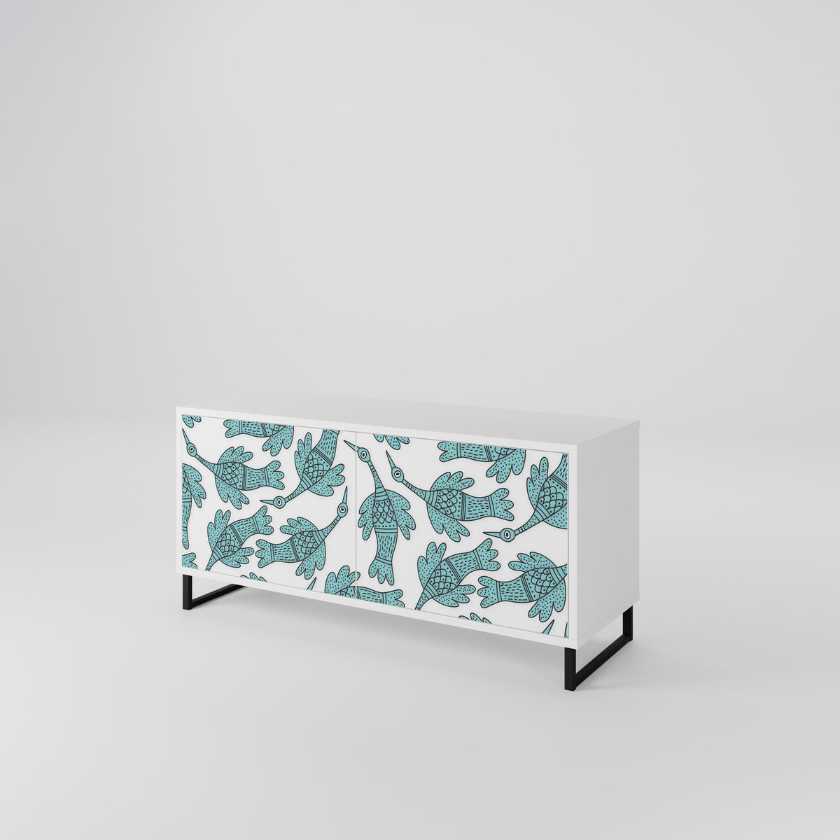 WATERSPOUT SONGIBIRD Kompaktní dvoudveřový TV stolek