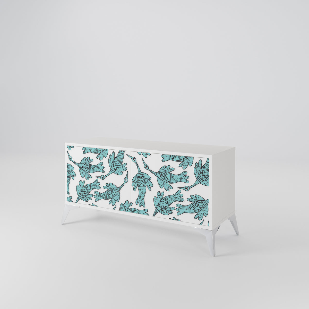 WATERSPOUT SONGIBIRD Kompaktní dvoudveřový TV stolek