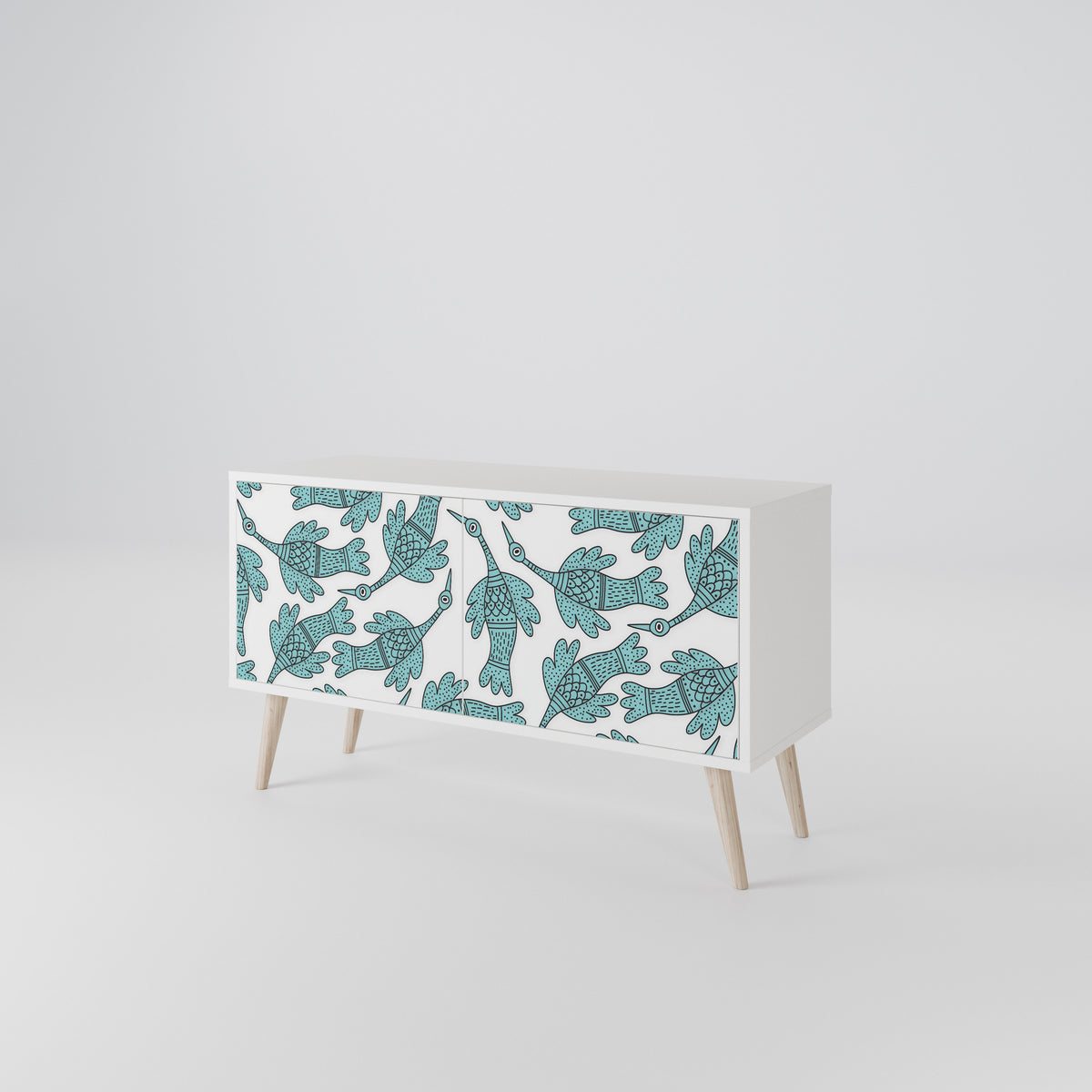 WATERSPOUT SONGIBIRD Kompaktní dvoudveřový TV stolek