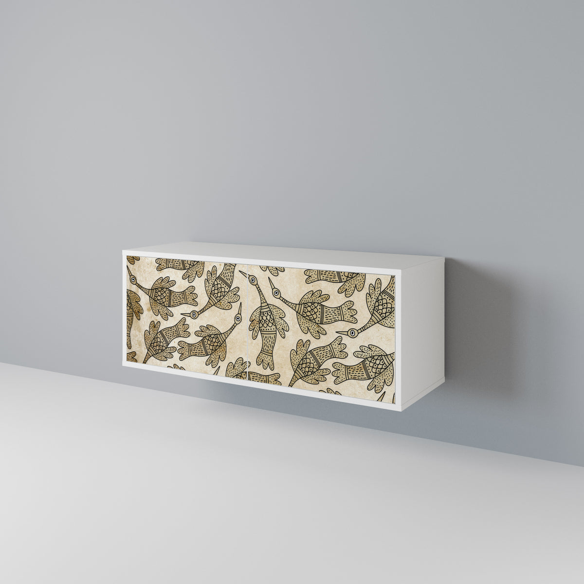 ALMONDINE SONGBIRD Kompaktní dvoudveřový TV stolek