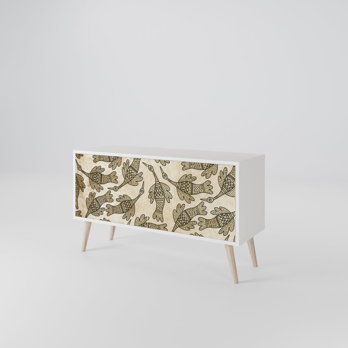 ALMONDINE SONGBIRD Kompaktní dvoudveřový TV stolek