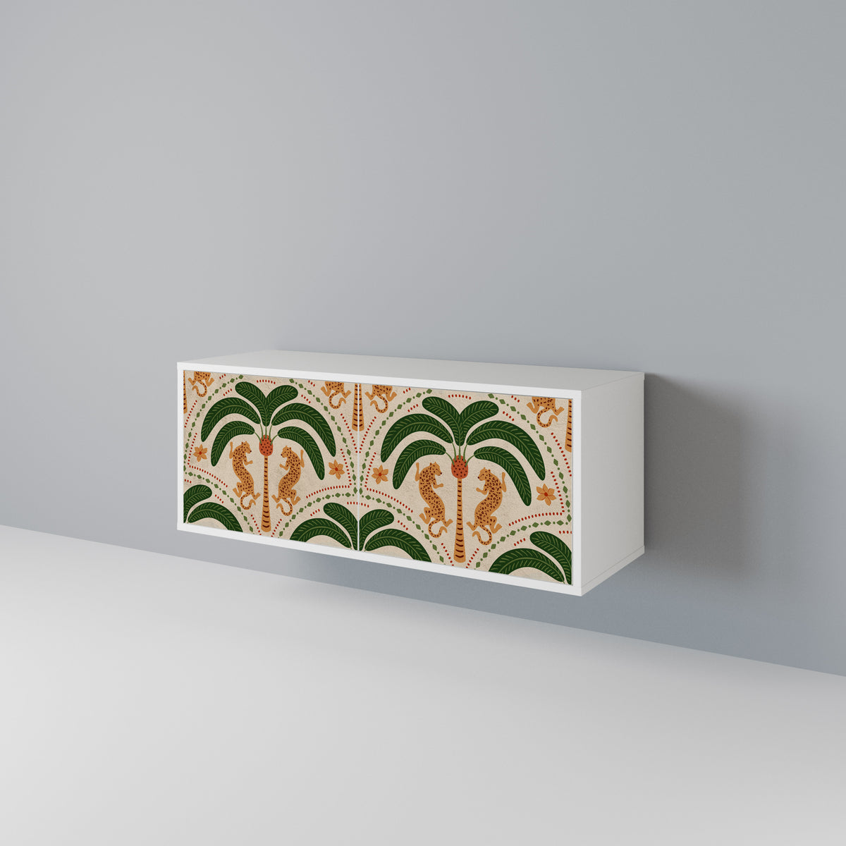 DANCING PREDATORS Kompaktní dvoudveřový TV stolek