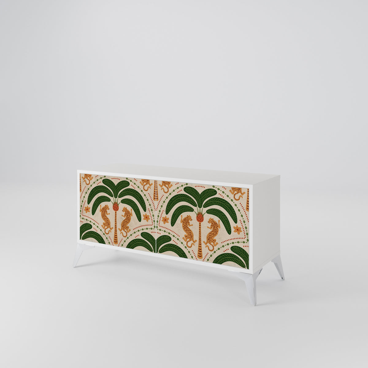 DANCING PREDATORS Kompaktní dvoudveřový TV stolek