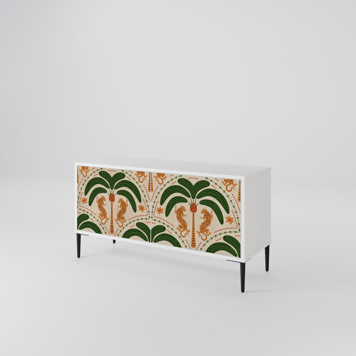 DANCING PREDATORS Kompaktní dvoudveřový TV stolek