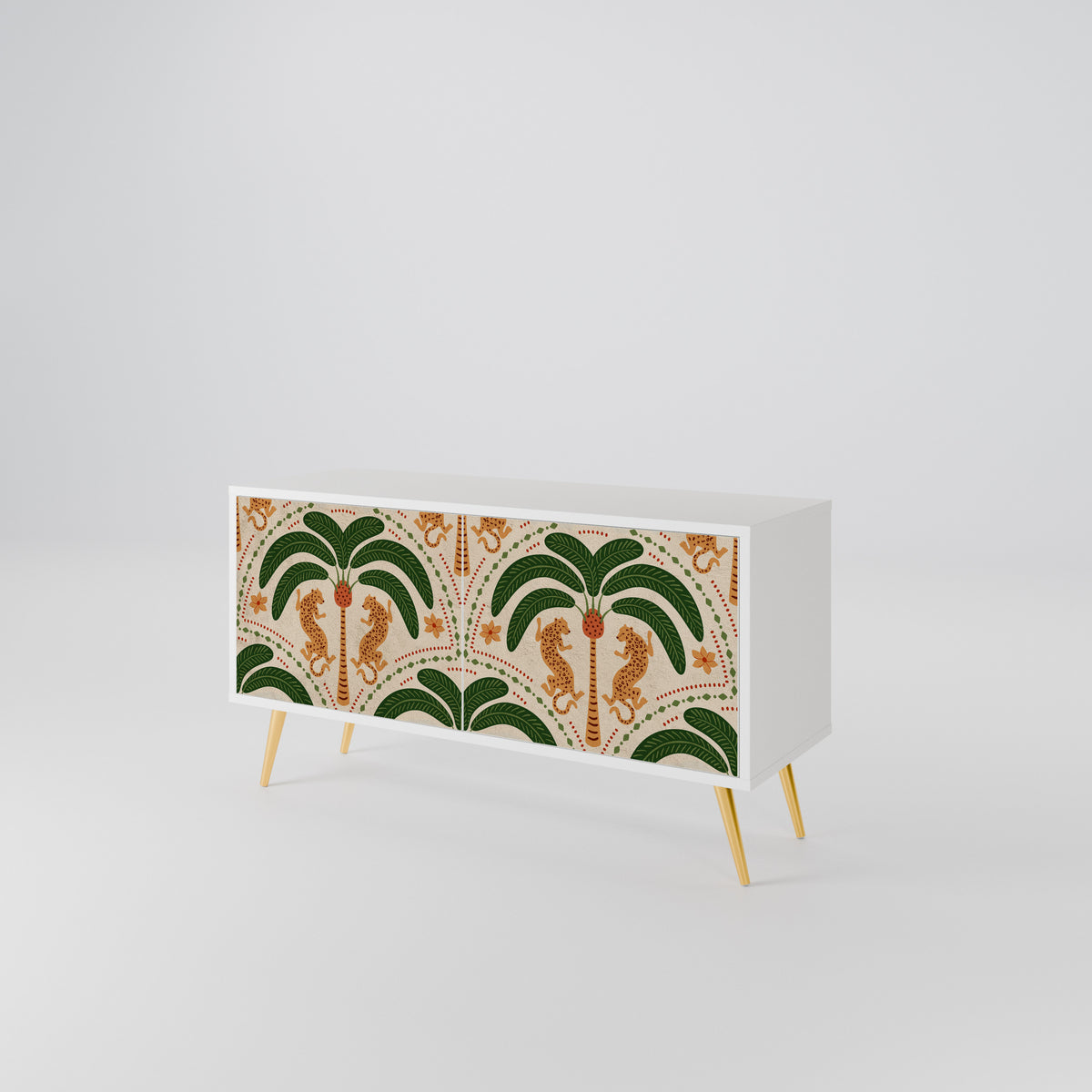 DANCING PREDATORS Kompaktní dvoudveřový TV stolek