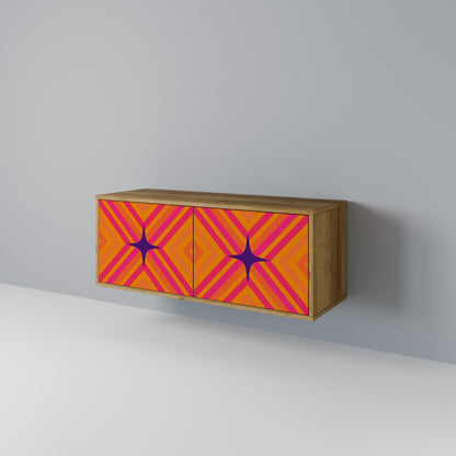 GEOMETRIC BRILLIANCE Kompaktní dvoudveřový TV stolek