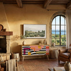 CHROMATIC ABSTRACT Kompaktní dvoudveřový TV stolek