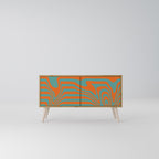 LINE COLLAPSE Kompaktní dvoudveřový TV stolek