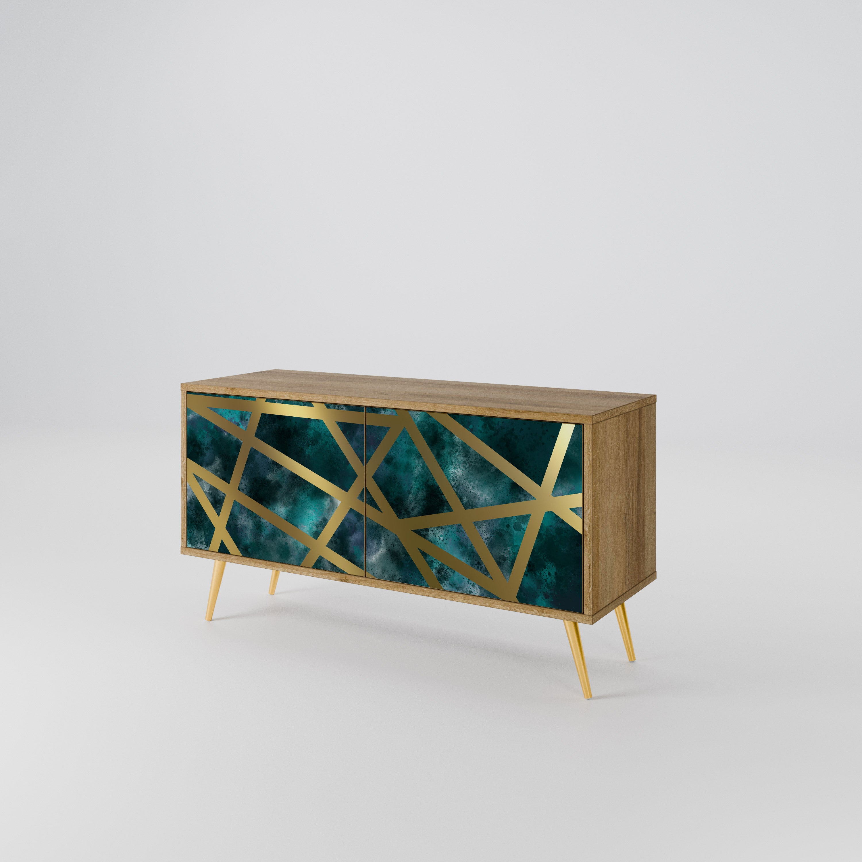 THE LABYRINTH OF GOLD Kompaktní dvoudveřový TV stolek