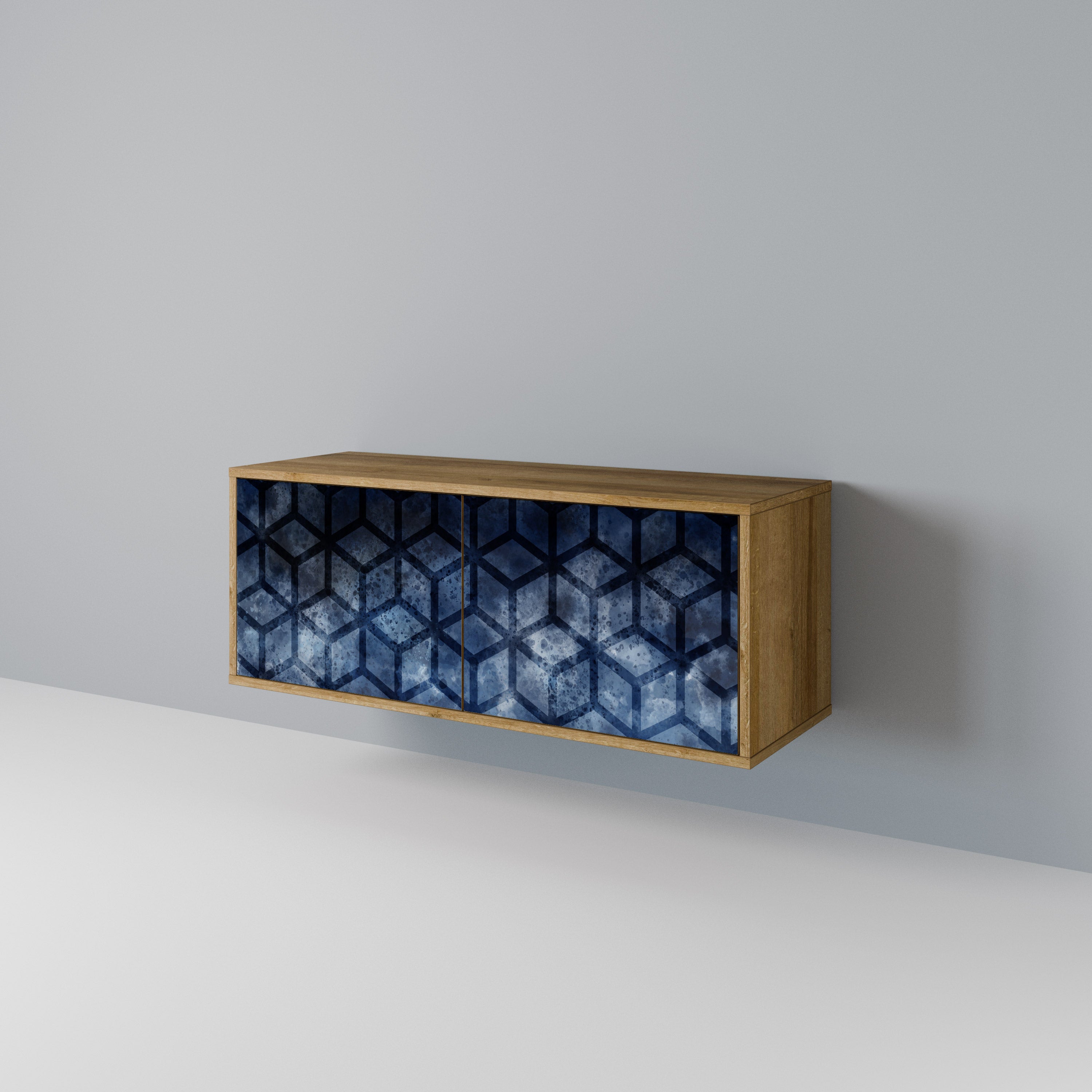 CUBIC MIST Kompaktní dvoudveřový TV stolek