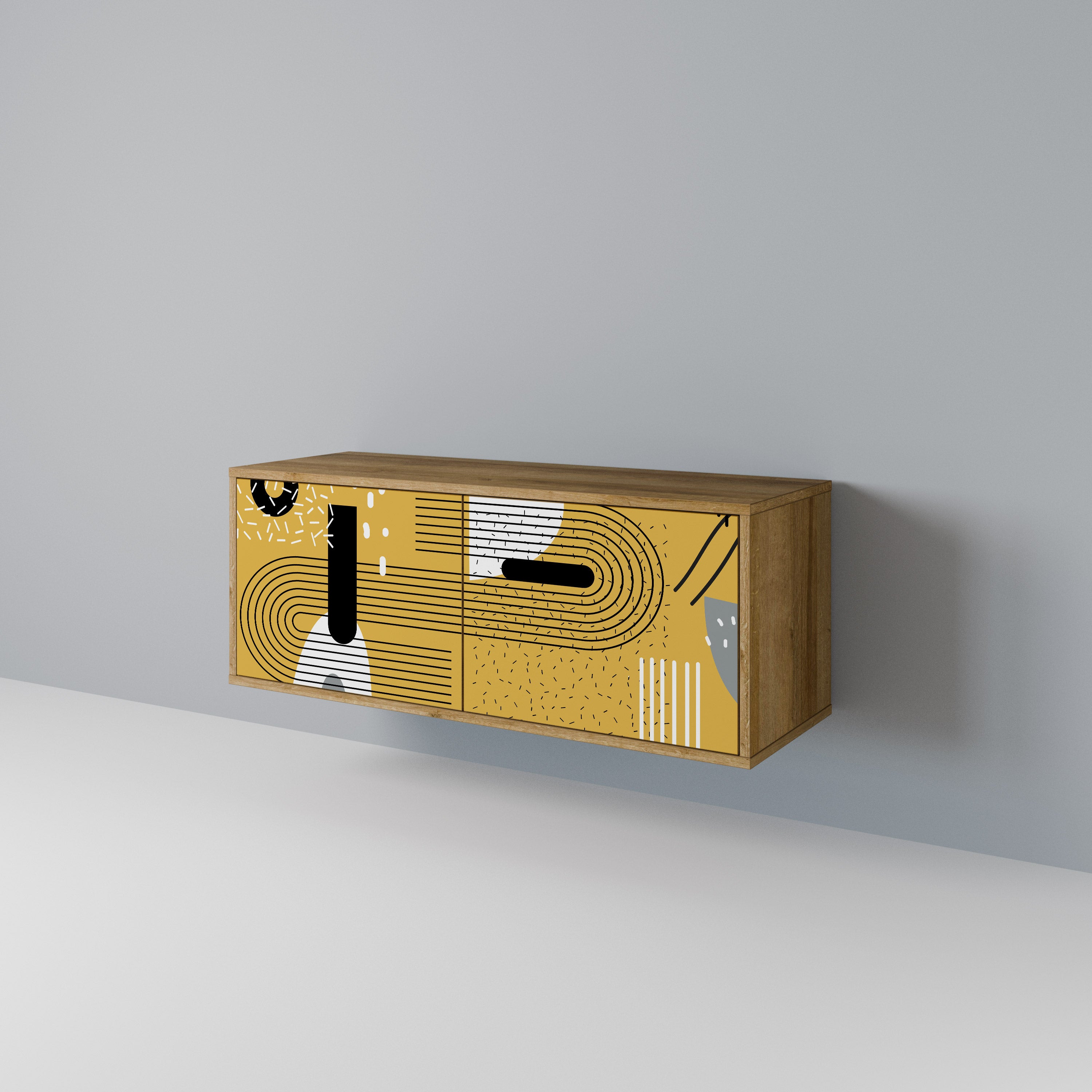 SHAPESHIFT SYMPHONY Kompaktní dvoudveřový TV stolek