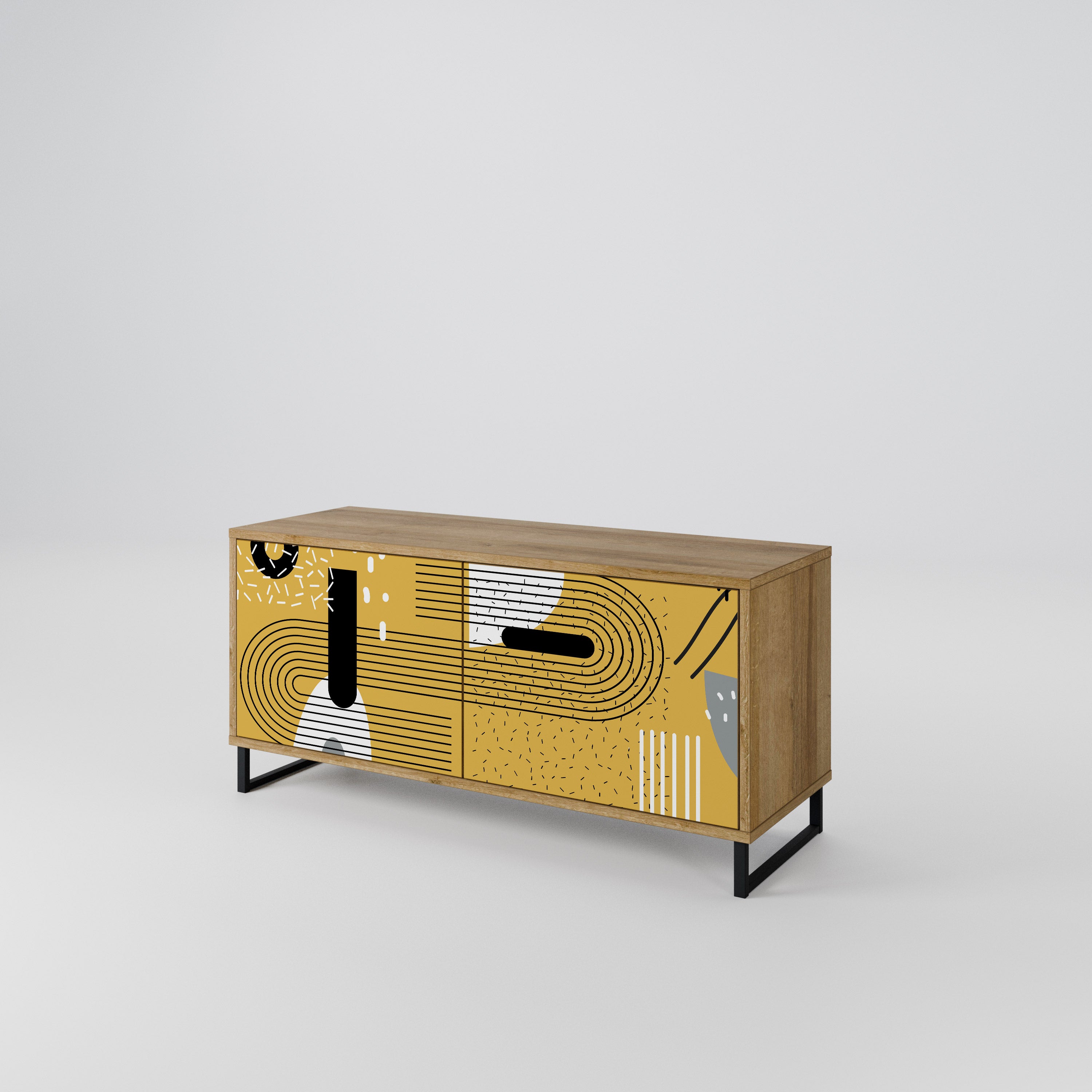 SHAPESHIFT SYMPHONY Kompaktní dvoudveřový TV stolek