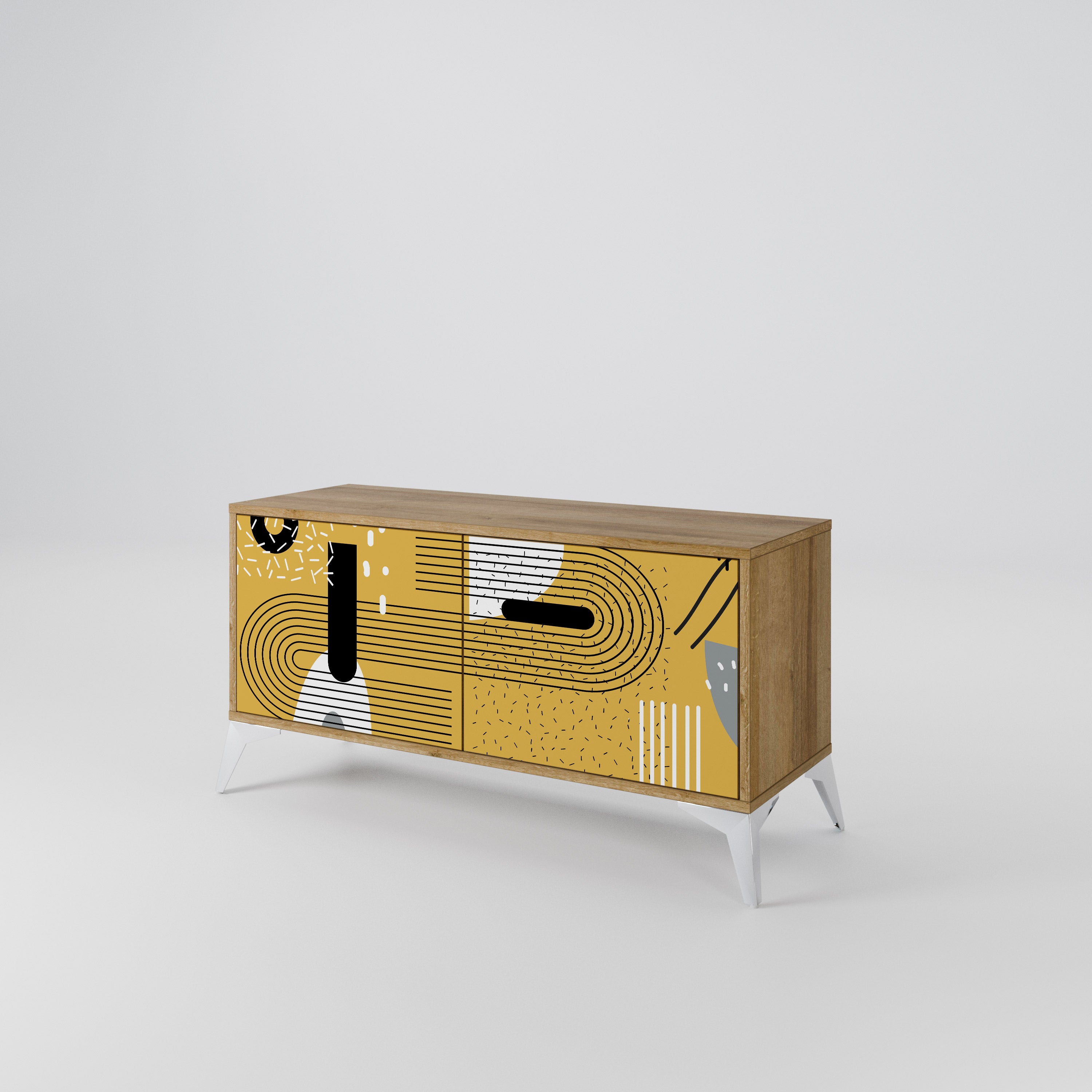 SHAPESHIFT SYMPHONY Kompaktní dvoudveřový TV stolek