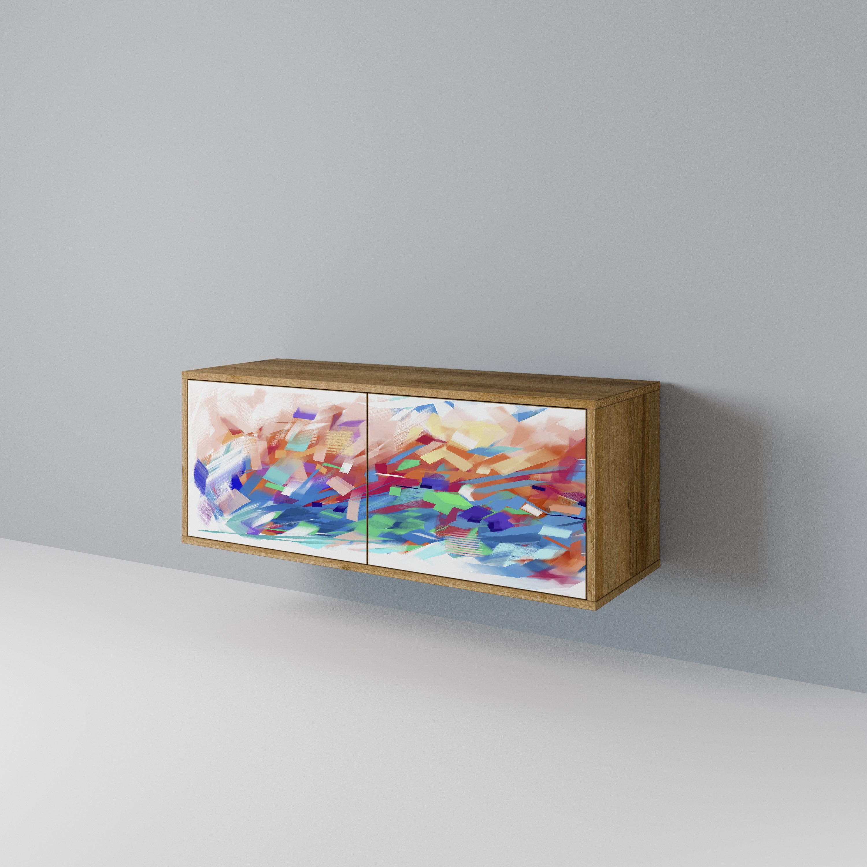 FINESSE MASH-UP Kompaktní dvoudveřový TV stolek