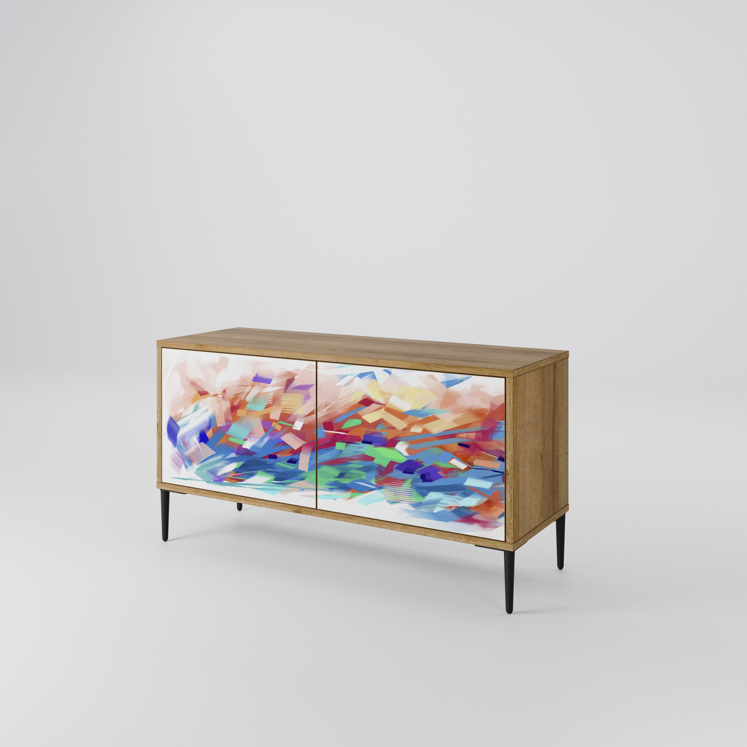 FINESSE MASH-UP Kompaktní dvoudveřový TV stolek