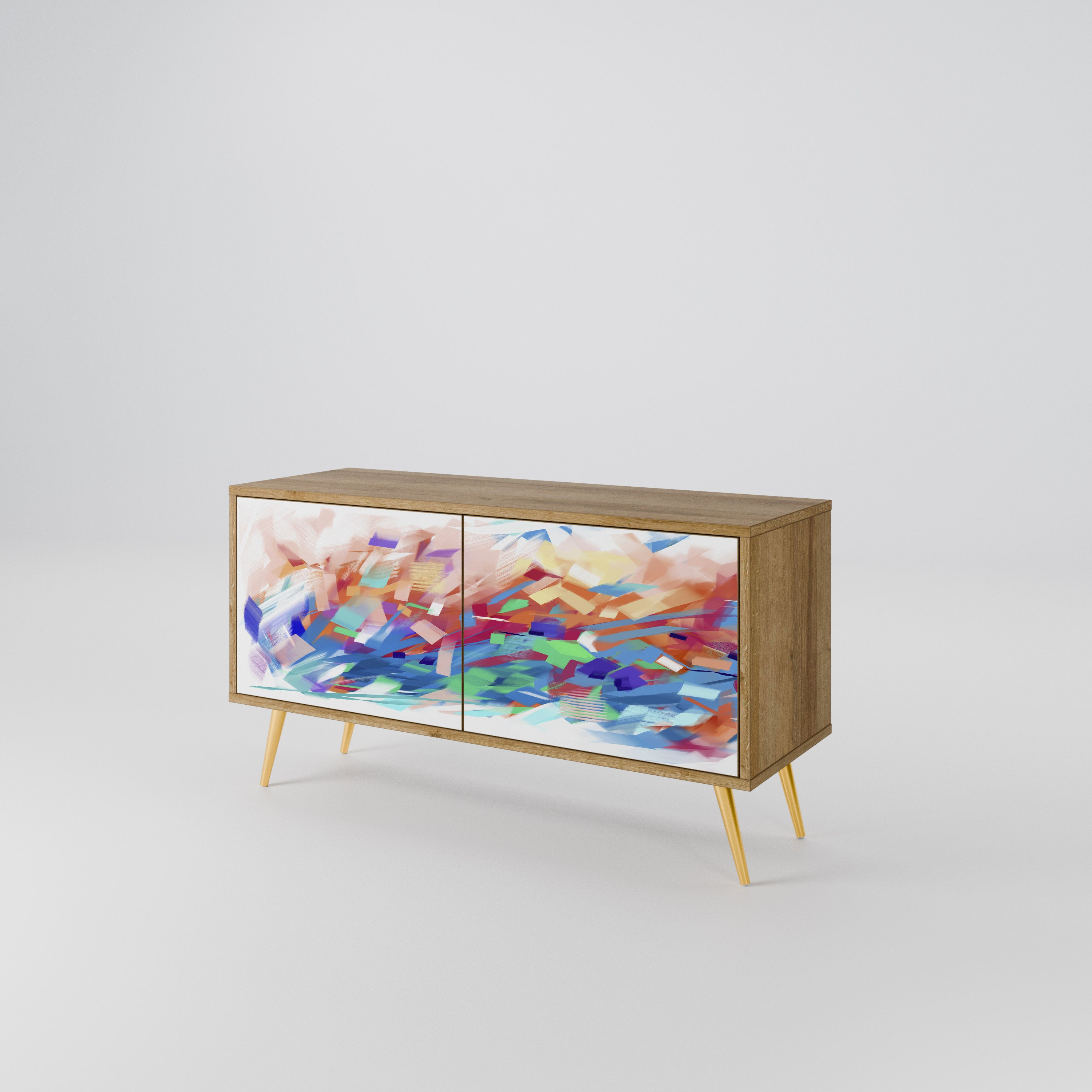 FINESSE MASH-UP Kompaktní dvoudveřový TV stolek