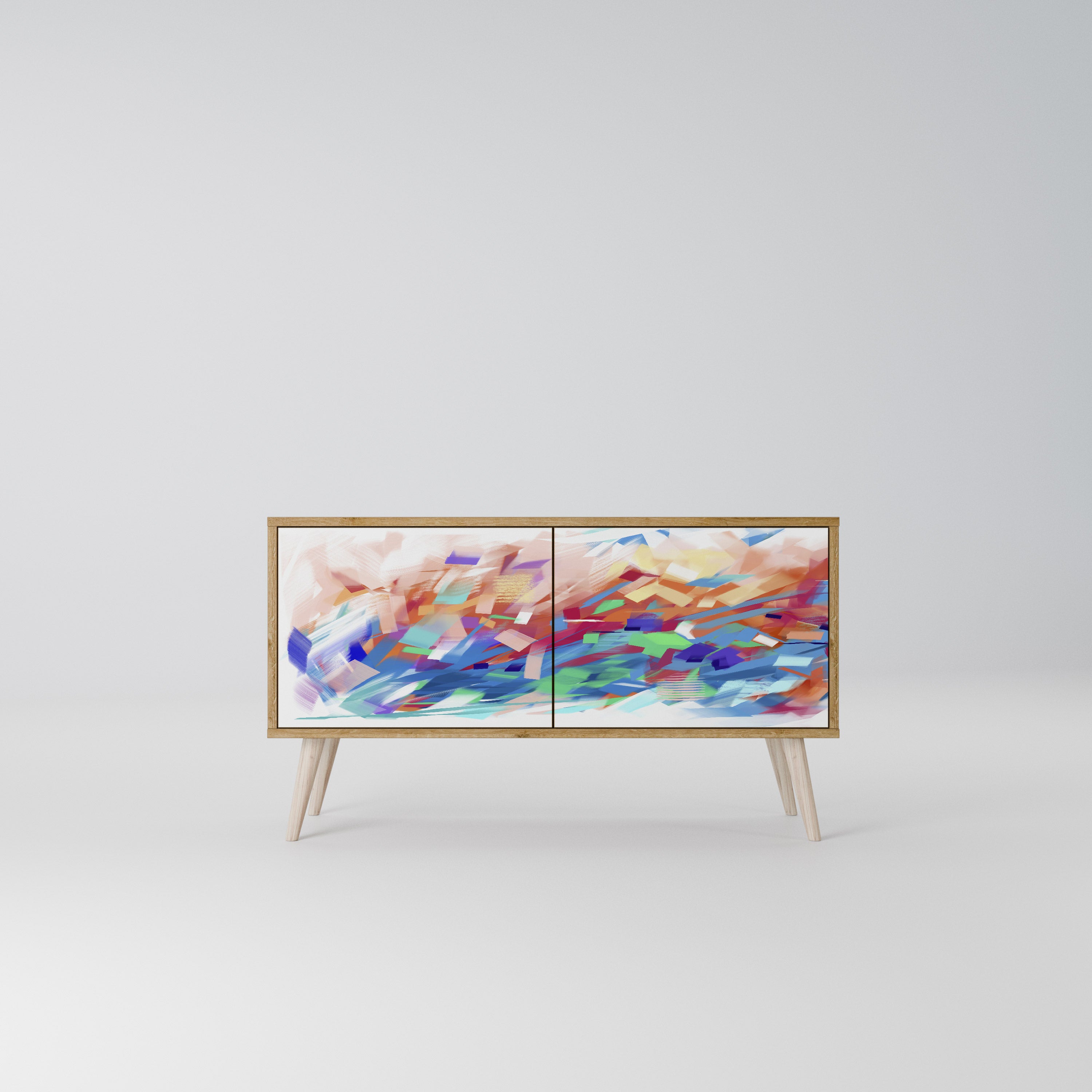 FINESSE MASH-UP Kompaktní dvoudveřový TV stolek