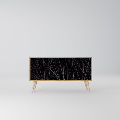 SHIMMER SPIDERGRAM Kompaktní dvoudveřový TV stolek