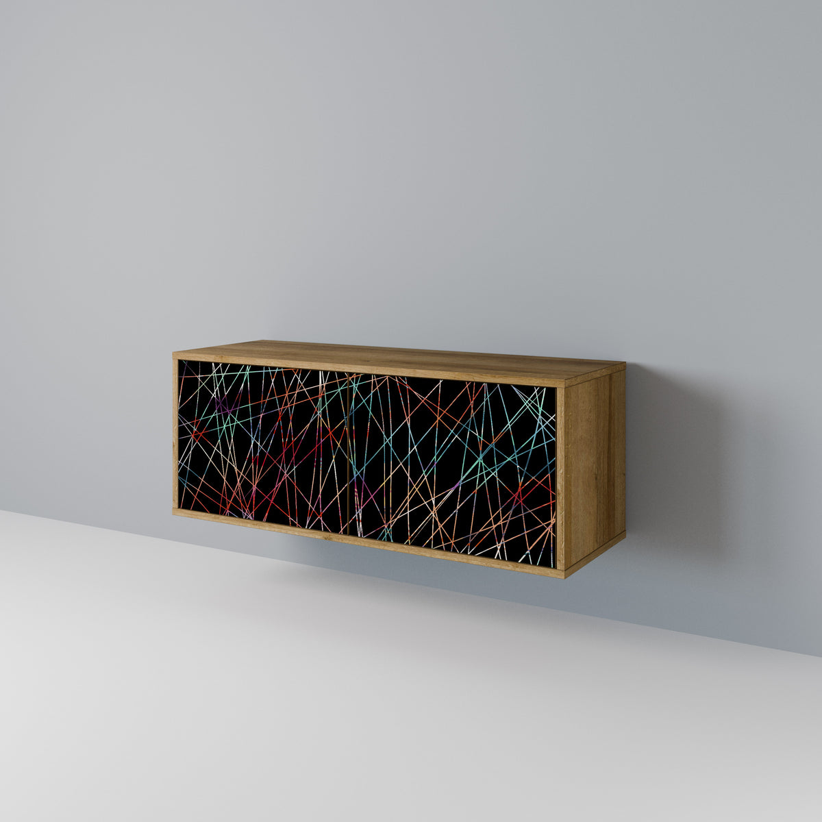LUMINOUS SNARE Kompaktní dvoudveřový TV stolek