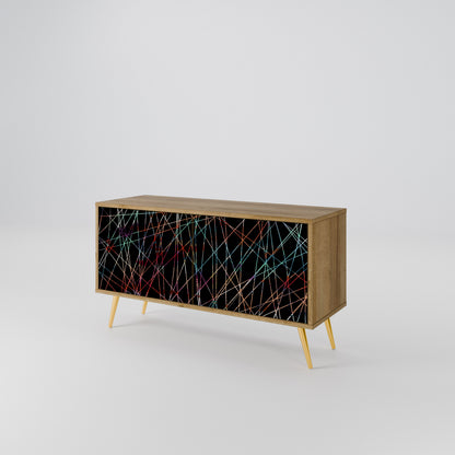 LUMINOUS SNARE Kompaktní dvoudveřový TV stolek