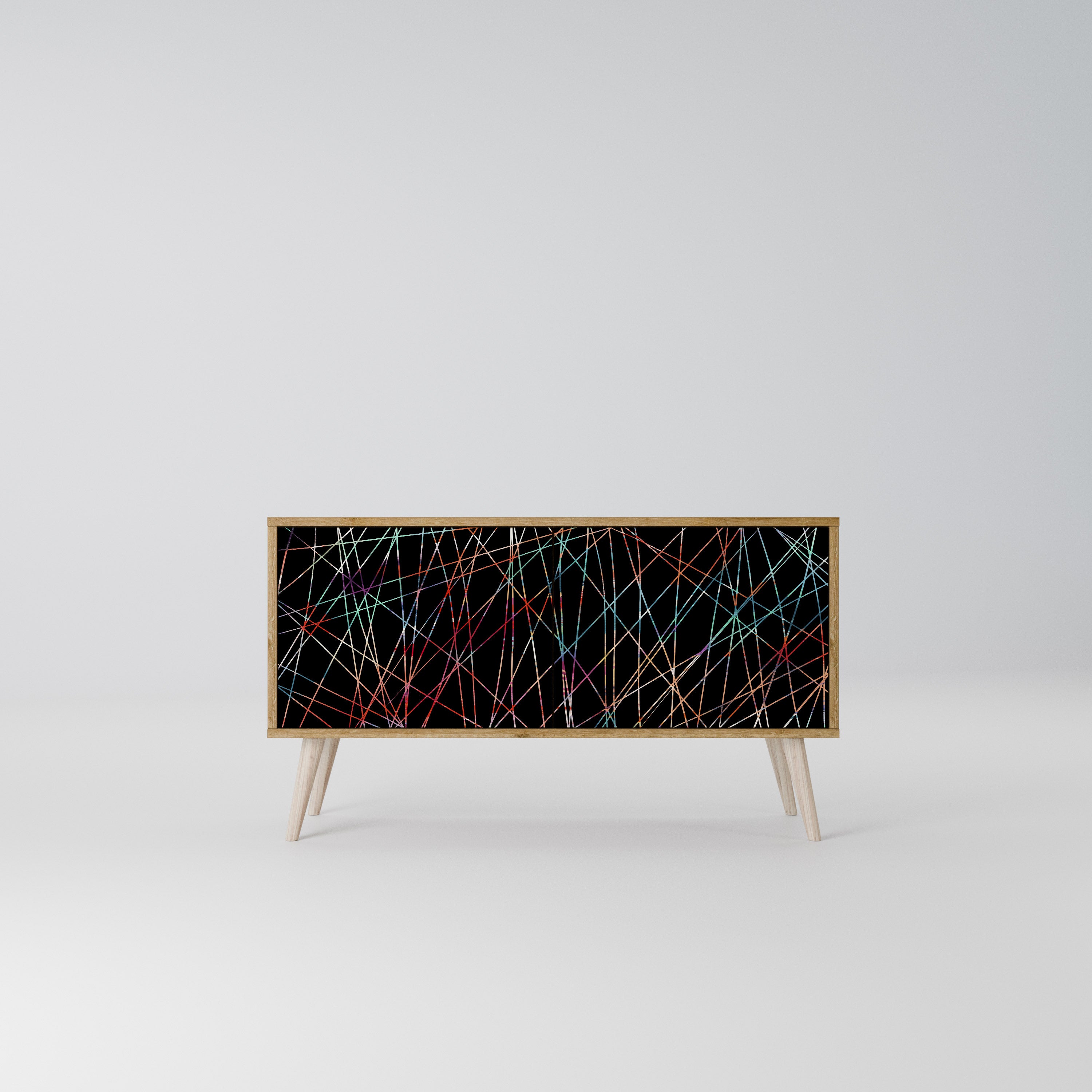 LUMINOUS SNARE Kompaktní dvoudveřový TV stolek