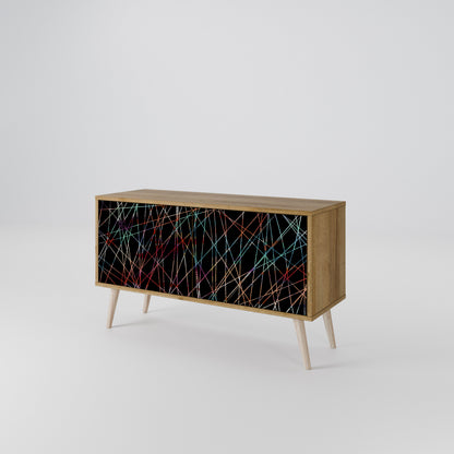 LUMINOUS SNARE Kompaktní dvoudveřový TV stolek