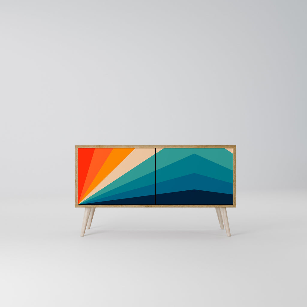 PRISM CONCUSSION Kompaktní dvoudveřový TV stolek