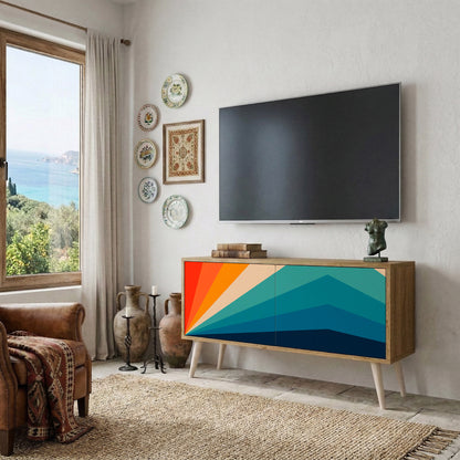 PRISM CONCUSSION Kompaktní dvoudveřový TV stolek