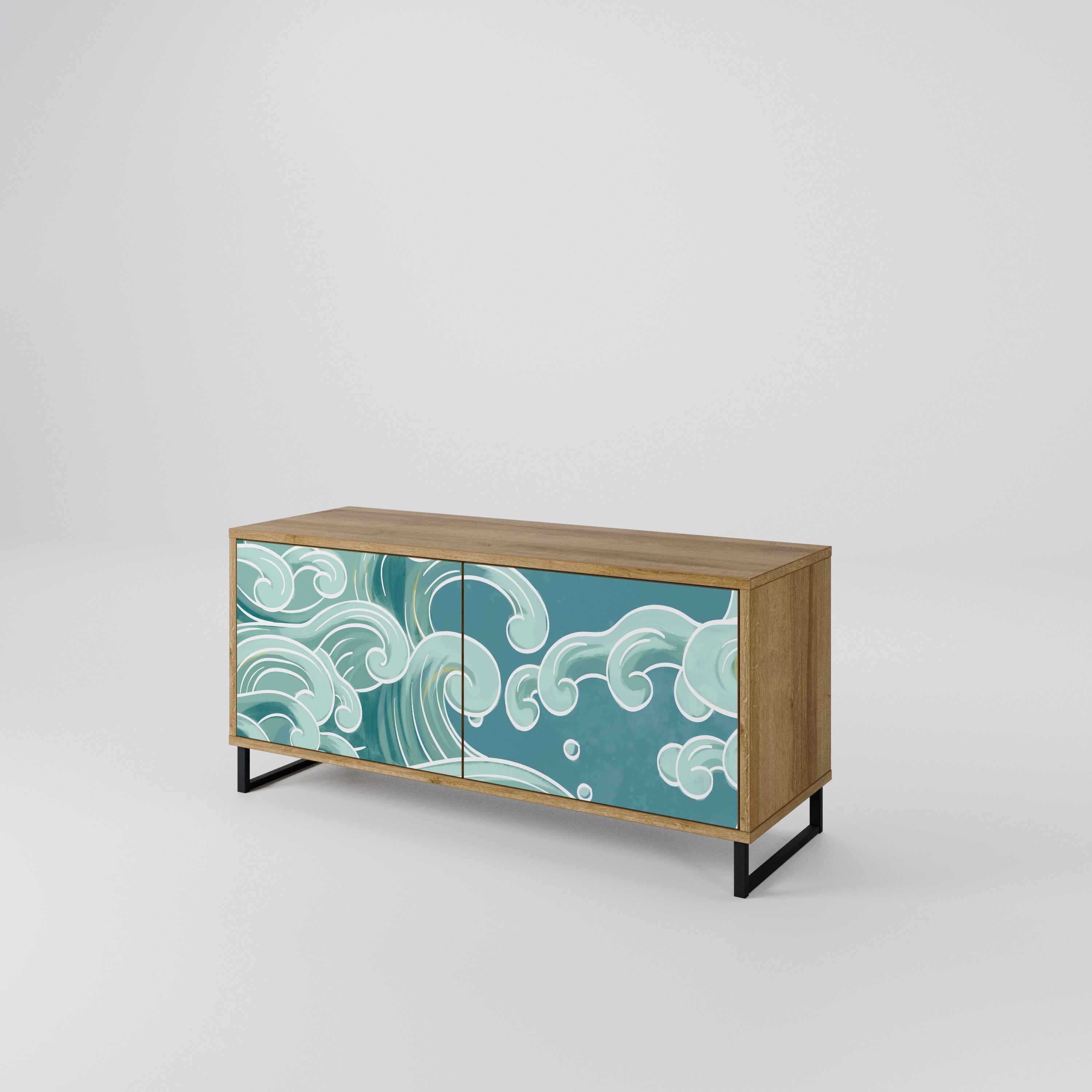 ASIAN SWAY Kompaktní dvoudveřový TV stolek