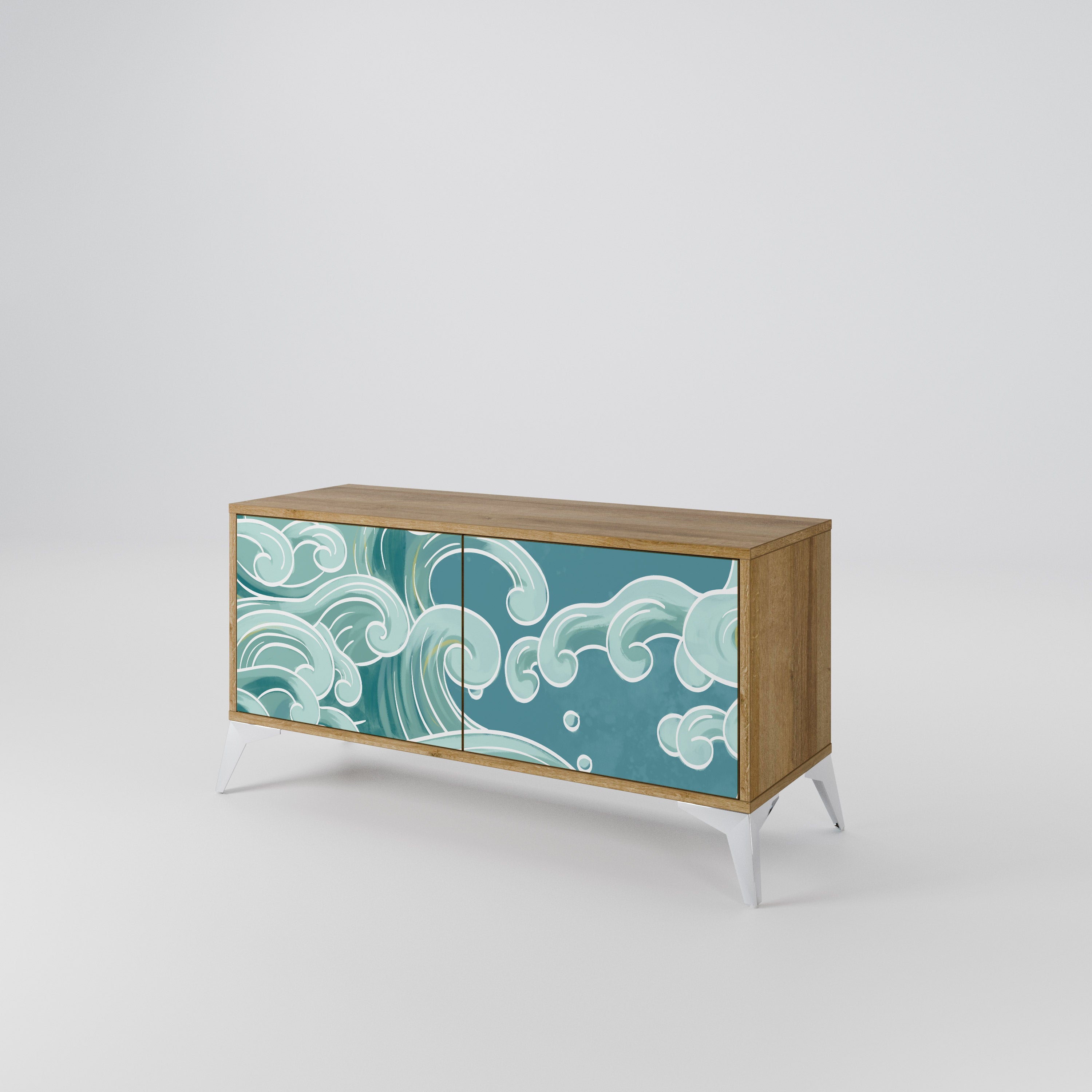 ASIAN SWAY Kompaktní dvoudveřový TV stolek