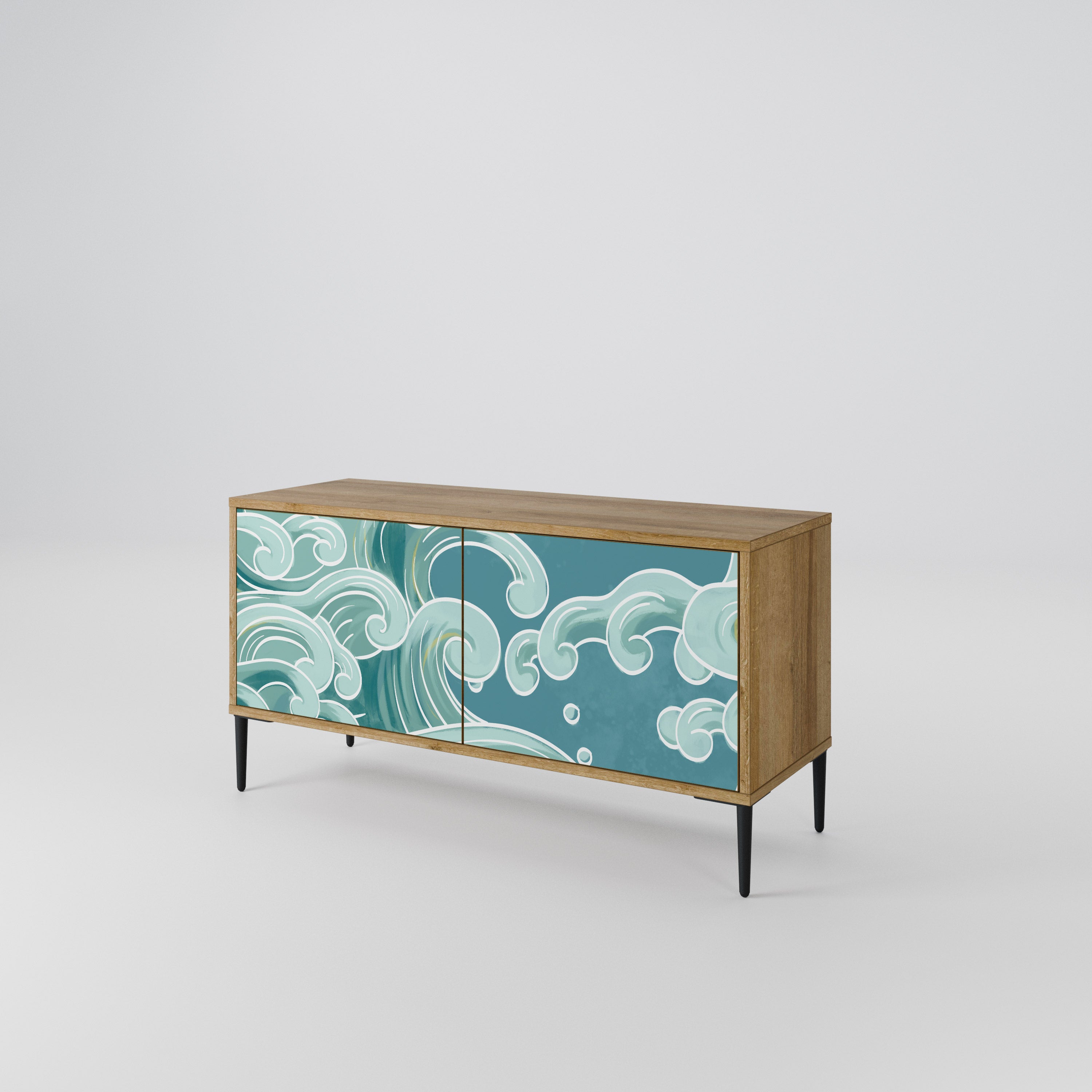 ASIAN SWAY Kompaktní dvoudveřový TV stolek