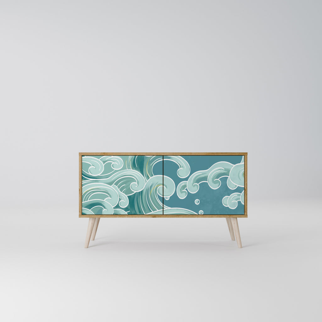 ASIAN SWAY Kompaktní dvoudveřový TV stolek