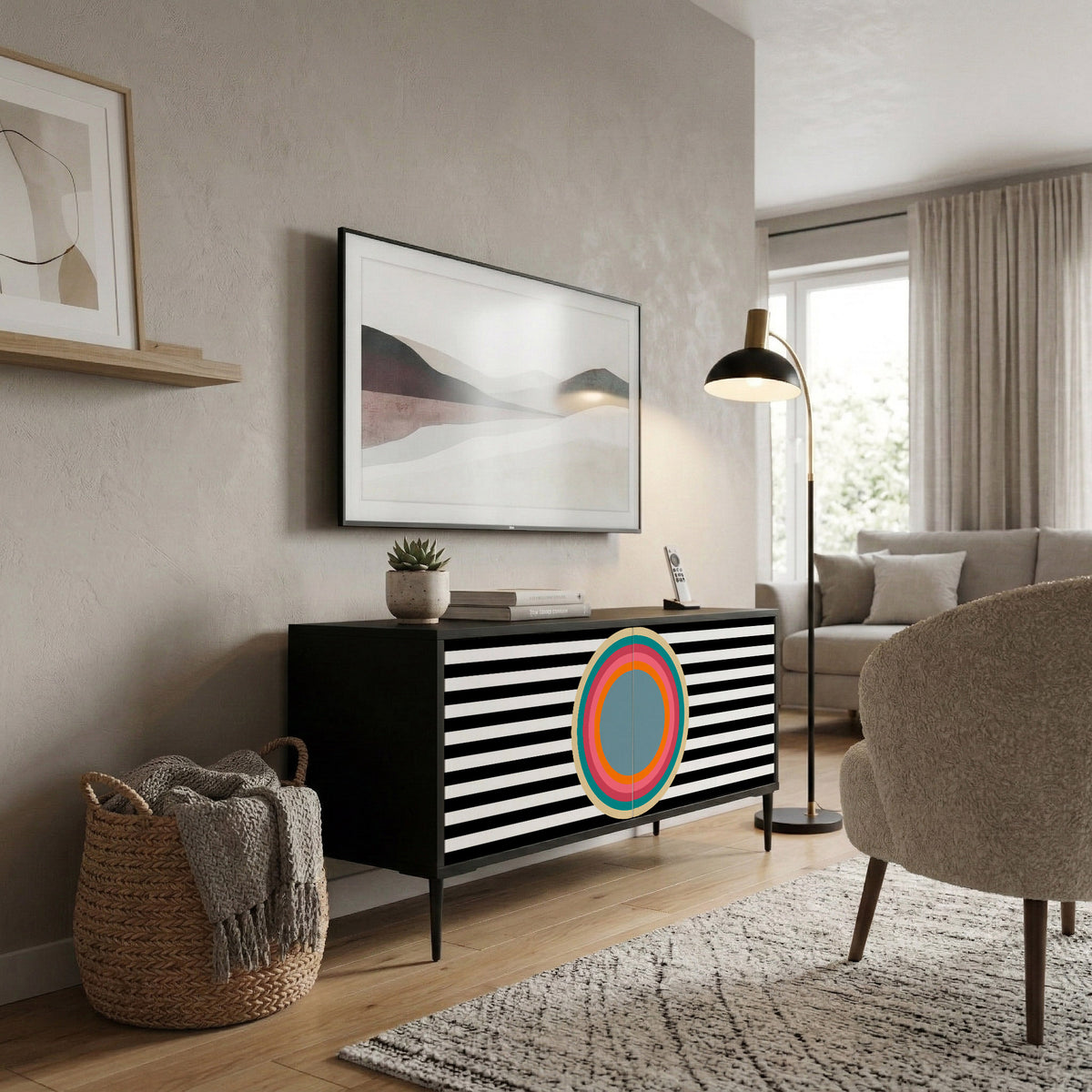 SPECTRA SHOWCASE Kompaktní dvoudveřový TV stolek