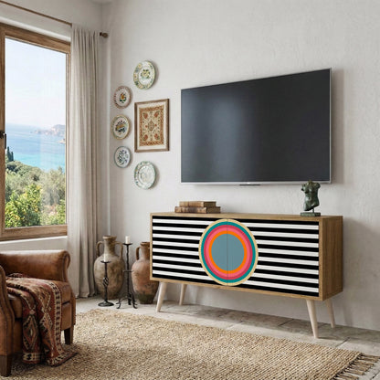 SPECTRA SHOWCASE Kompaktní dvoudveřový TV stolek
