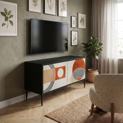 SPACE AROUND Kompaktní dvoudveřový TV stolek