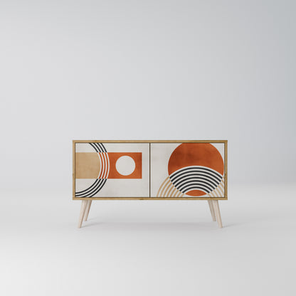 SPACE AROUND Kompaktní dvoudveřový TV stolek