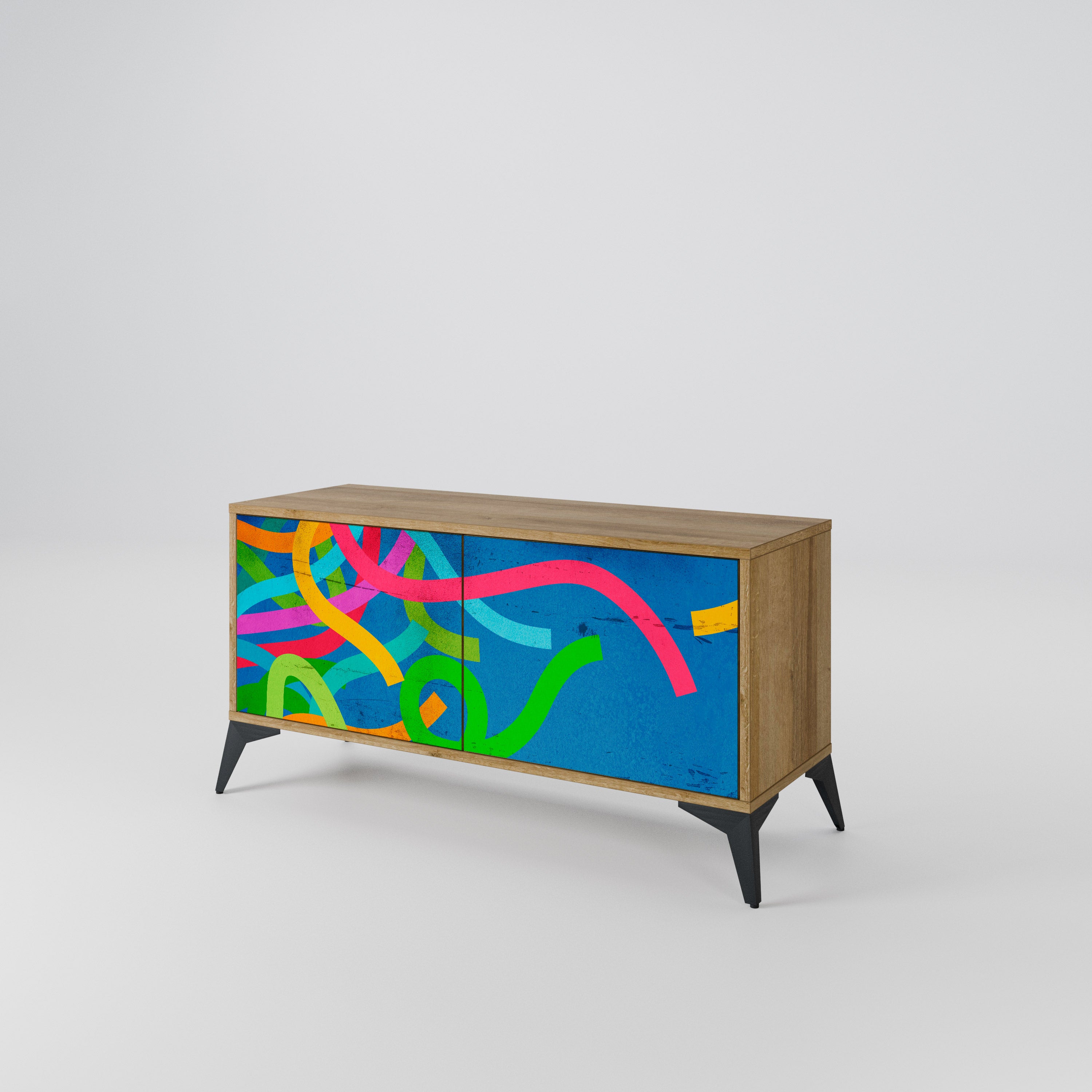 STREAMER TANGLE Compact 2-Door TV Cabinet